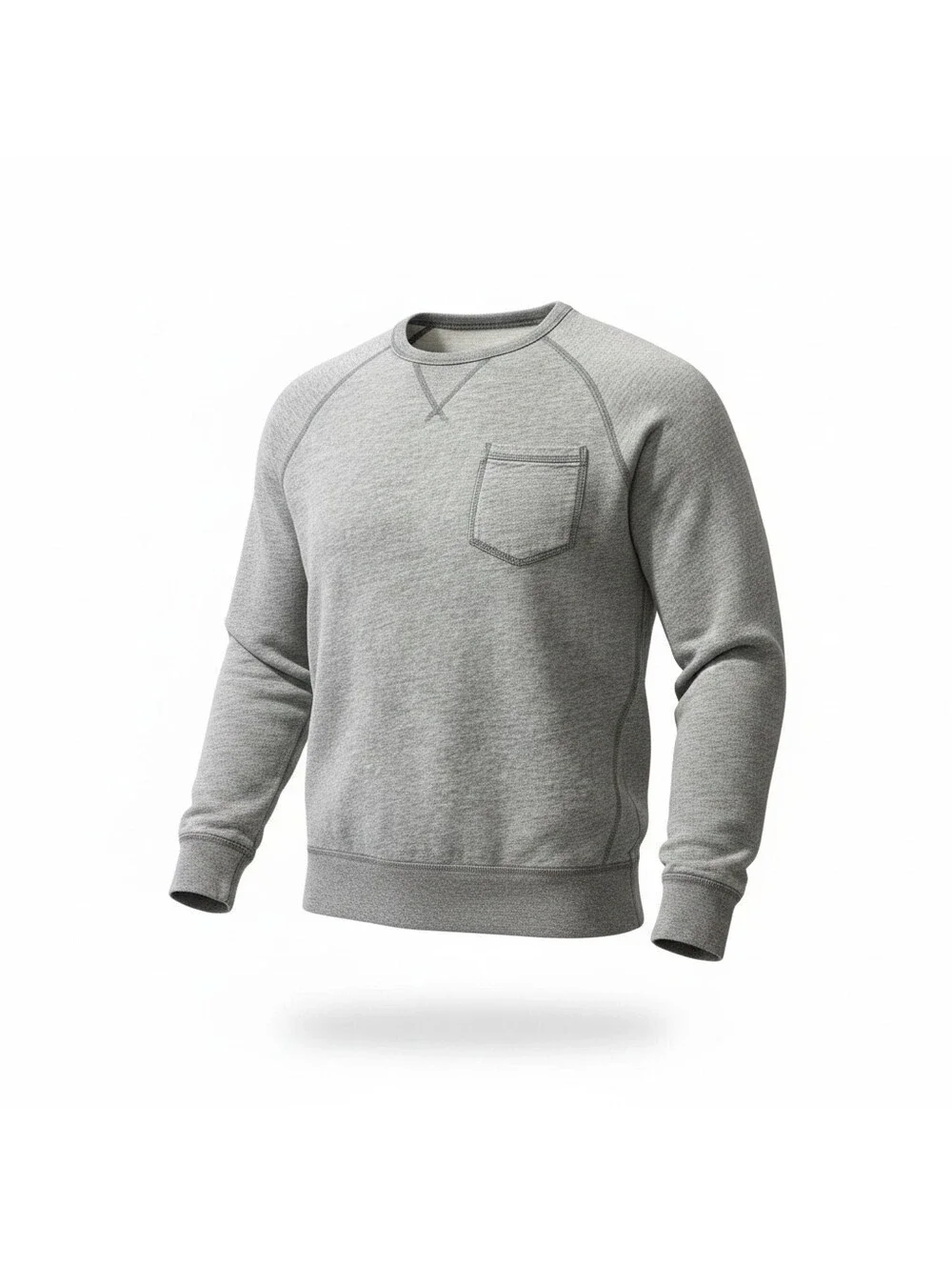 J.Crew Knit Goods Grey Pocket Sweatshirt - Size M